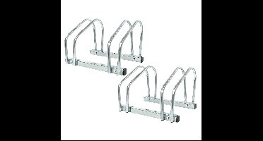 Fietsenrek - standaard - 2x - 4 fietsen - metaal - 41 x 32 x 26 cm