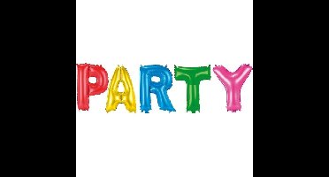 Folat Verjaardag feest ballon letters - PARTY - folie ballonnen - 36 cm - versiering