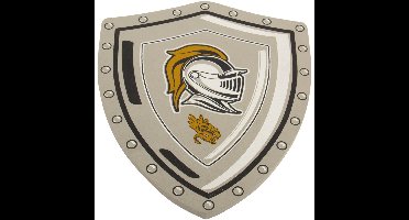 Folat verkleed speelgoed - Ridders krijgers schild - karton - kinderen - 25 x 35 cm