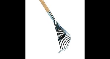 Gazonhark - houten steel - 75 cm - verzinkt staal - Bladeren en Tuinafval