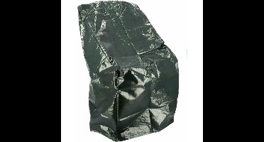 Gerimport afdekhoes/beschermhoes voor tuinstoelen - zwart - 86 x 61 x 107 cm