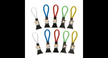 Gerimport Handdoekhaakjes - gekleurd - 10x - handdoekclips - ophanghaakjes