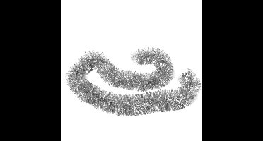 Gerimport Kerstslinger - zilver - 180 x 12 cm - folie - Extra brede - folieslinger - kerstversierin