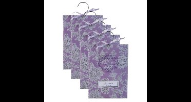 Geurzakjes Lavendel geur - 8x - met ophanghaak - geurkaartjes/luchtverfrisser