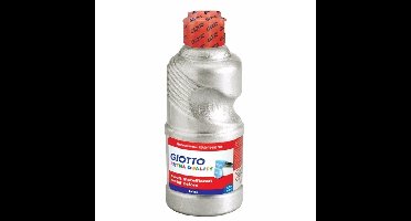 Giotto Hobby verf - zilver metallic - 250 ml - plakkaatverf - knutselen - schilderen