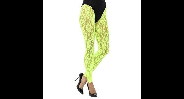 Groene kanten panty voor dames