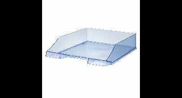 HAN Brievenbakje/postbakje A4 - transparant blauw - Documenten