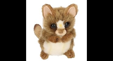 Hansa Spookdiertje knuffel - 15 cm - pluche - realistisch - hoge kwaliteit - speelgoed knuffeldier