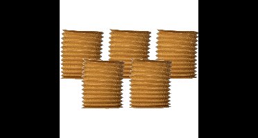 Haza Treklampion - 5x - metallic goud- papier - D20cm - decoratie
