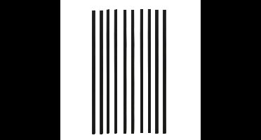 Herbruikbare rietjes - 150x - Zwart - Kunststof - 22 cm