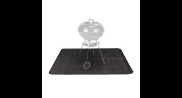 HI BBQ/Barbeque vloerbeschermingsmat - voor bbq en vuurkorf - 97 x 127 cm