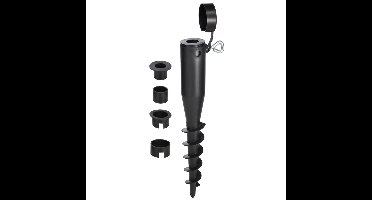 HI Haring / grondpen voor een parasol van 25,30,35,40 en 45 mm - Vervangt zware parasolvoet