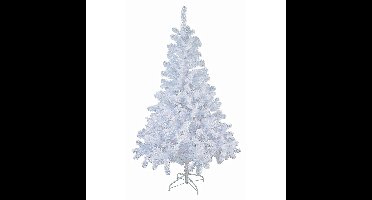 HI Kunst kerstboom - wit - H180 cm - 519 takken - kunststof - kunstboom