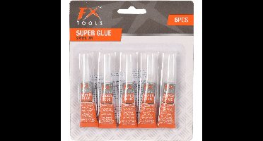 Hobby secondelijm - 5 tubes - 3 gram - voordeelverpakking