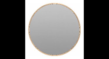 H&S Collection Spiegel Florence - D50 cm - aluminium - goud - wandspiegel