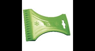 IJskrabber / raamkrabber - voor auto ramen - Groen - Kunststof - 10 x 13 cm - Ruitenkrabber