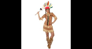 Indiaan verkleed kostuum - Indianen verkleed jurkje voor dames - carnavalskleding