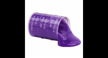 Johntoy Speelslijm - paars - 1x 150 ml - speelgoed slijm - 5,5x8 cm - horror slijm