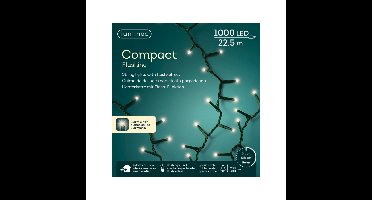Kerstverlichting Compact Flash warmwit buiten 1000 lampjes 25M