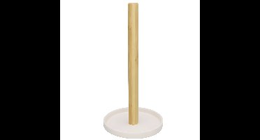 Keukenrolhouder - 32 cm - hout - houder voor keukenpapier/keukenrol