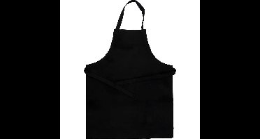 Keukenschort / kliederschort/ kookschort/ knutselschort/ kinderschort - Zwart - Kinderen 7/12 ja