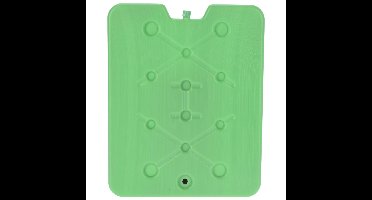 Koelelement Ice Pack - groen - plat - polyethyleen - 900 gram - 32 x 25 x 1 cm