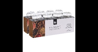 Kruidenpotjes/voorraadpotjes - 8 stuks - glas - 150 ml