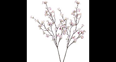 Kunst bloesemtak - 3x - 95 cm - roze - kunst zijdebloemen