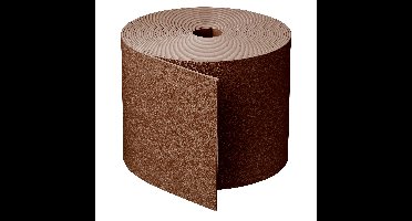 Kunststof grasrand / borderrand taupe bruin 10 m x 15 cm