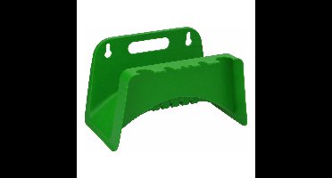 Kunststof tuinslang houder groen 23 cm