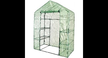 Kweekkas/broeikas met 4 planken 73 x 143 x 195 cm