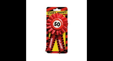 Leeftijden rozet - 50 jaar verjaardag - Abraham - verjaardags button