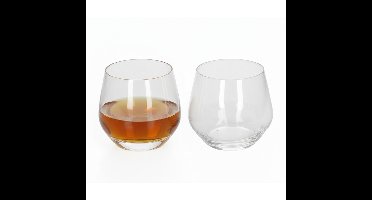 Luminarc Whisky glazen - 4x stuks - transparant - glas - 360 ml - Whisky glazen