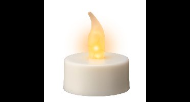 Lumineo LED theelichtjes/waxinelichtjes - 24x stuks - wit