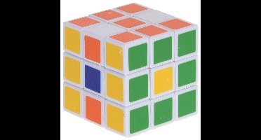 Magische kubus puzzel spelletje 5 cm speelgoed