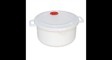 Magnetronschaal met deksel/ventiel - 1.8 liter - kunststof - opwarm pot