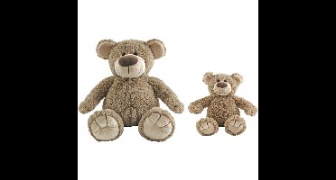 Mama en kind pluche knuffel beren Bella van Happy Horse