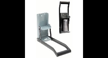 Metalen blikjespers/blik crusher met flesopener 31 cm