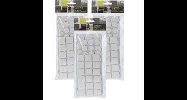 Meubelviltjes/antislip beschermers - grijs - 216x - kunststof - 3 formaten mix 20/25/28 mm