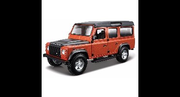 Modelauto - Land Rover Defender 110 - rood - schaal 1:32 - speelgoedauto