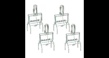 Mollenklem - 4x - 18 x 13 x 11 cm - mollenverjager - mollen klemmen - mollenval