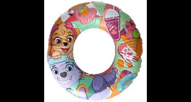 Opblaasbare zwemband/zwemring - Paw Patrol - roze - D50 cm - zwembad speelgoed - kinderen