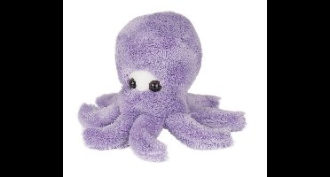 Paarse knuffel octopus 15cm