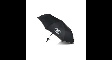 Paraplu - zwart/grijs - polyester - 55 x 100 x 100 cm - opvouwbaar - kleine paraplu - regenbeschermi