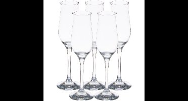 Pasabahce Prosecco/Champagneglazen - glas - set 18x stuks - 190 ml