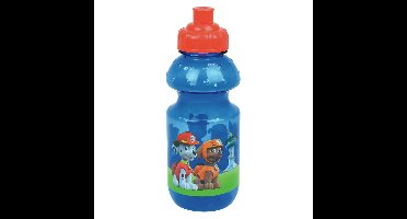 Paw Patrol bidon - 350 ml - kunststof - pop-up - drinkbeker - schoolbeker - beker