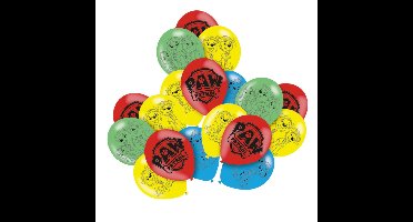 Paw Patrol themafeest ballonnen - 12x - gekleurd - 28 cm - voor kinderen