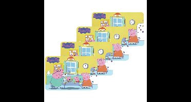 Peppa Big Placemat - 4x - 43 x 28 cm - onderlegger - eten en knutsel placemat - kinderen