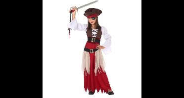 Piraten verkleed kostuum/jurk voor meisjes