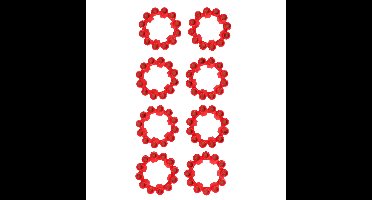 Plaffertjes ringen 12 schots - 8x ringen - voor een speelgoed pistool/revolver